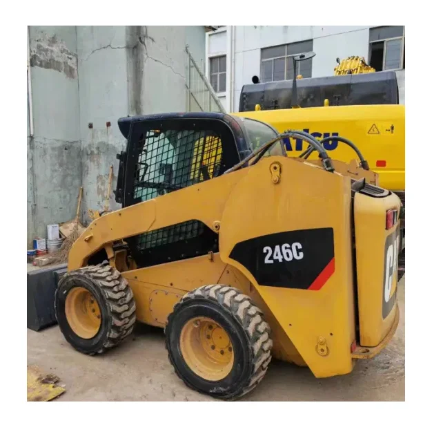 Loading Weight 1 Ton Used Caterpillar Cat 246c Used Skid Steer Heavy Duty Engine