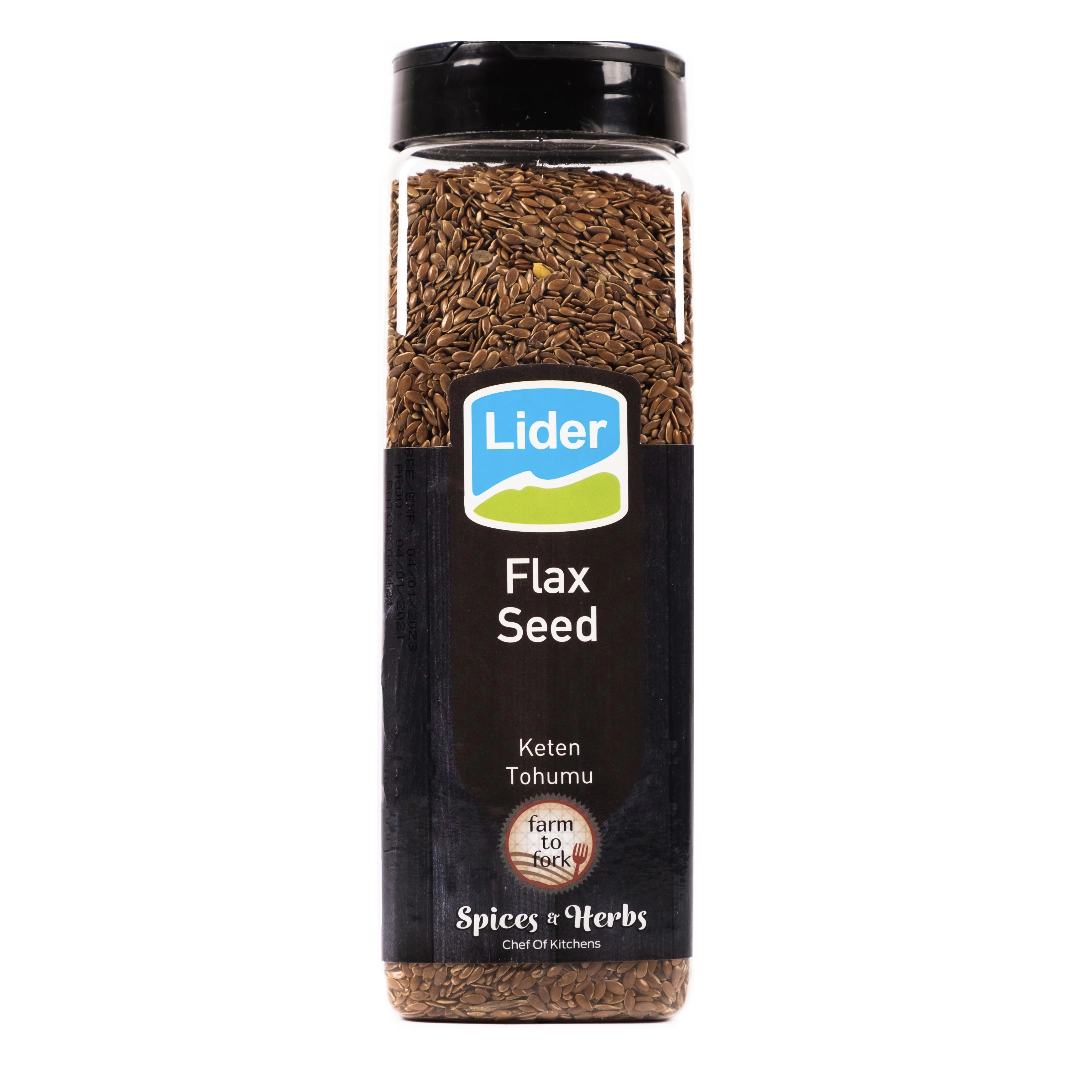 LIDER Flax Seed 540 Gr Halal Certified Herbs And Spices Organic Flax Seed