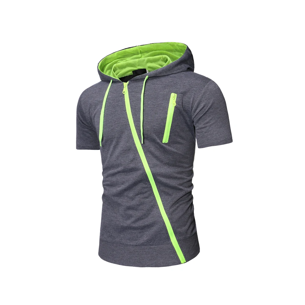 Multi colors full zip T Shirts Top manufacturer with Low price nice material full zip T-shirt  Men T Shirt