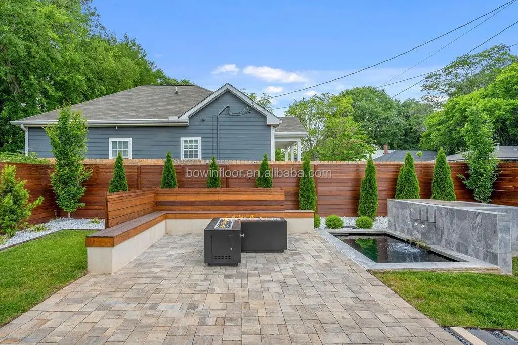 garden solid timber fencing ipe fencing