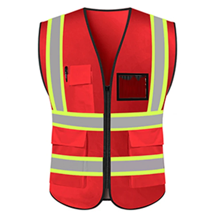 Top style new fashion your own logo safety vest