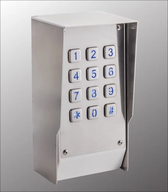4G keypad PIN code gate access controller
