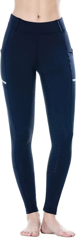 Wholesale smart women breeches horse riding pants equestrian products high quality ladies leggings Silicone Full Seat