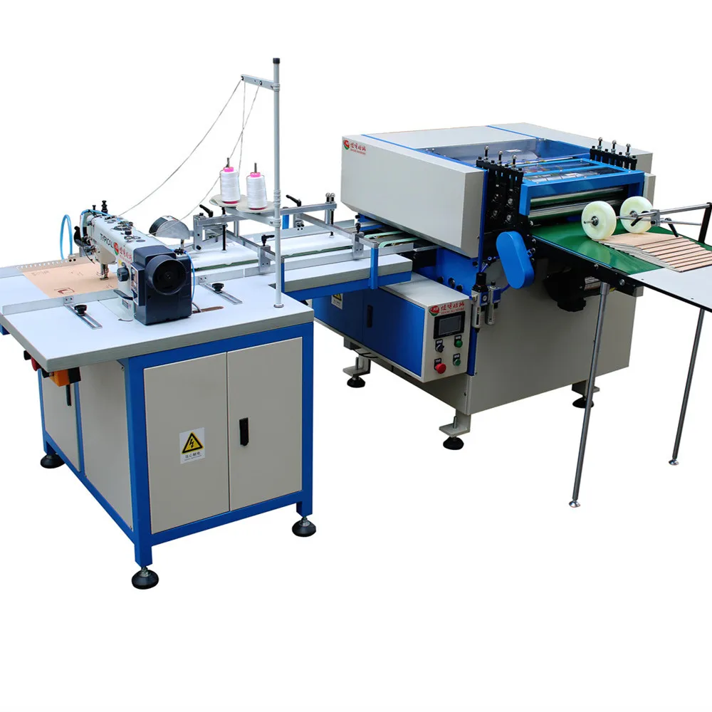 HXCP Post Press Automatic Central Threading And Outward Folding Machine For Notebook Making