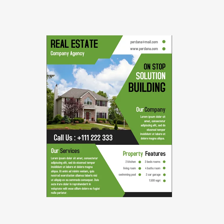 Fast Turnaround Cheap Flyers Advertising Custom Business Flyers Die Cut Flyer Printing for Gym Fitness Estate Medical