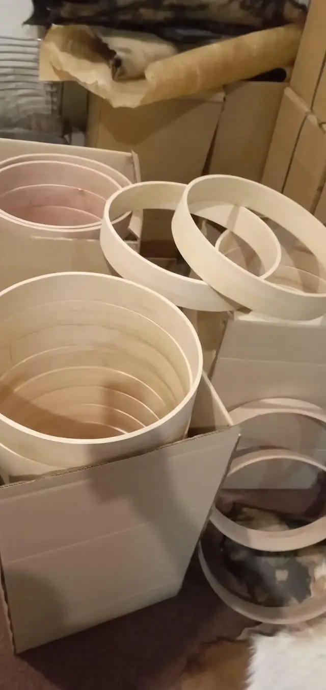 Drum Hoop Shamanic Native Cedar Wood Frames Rings