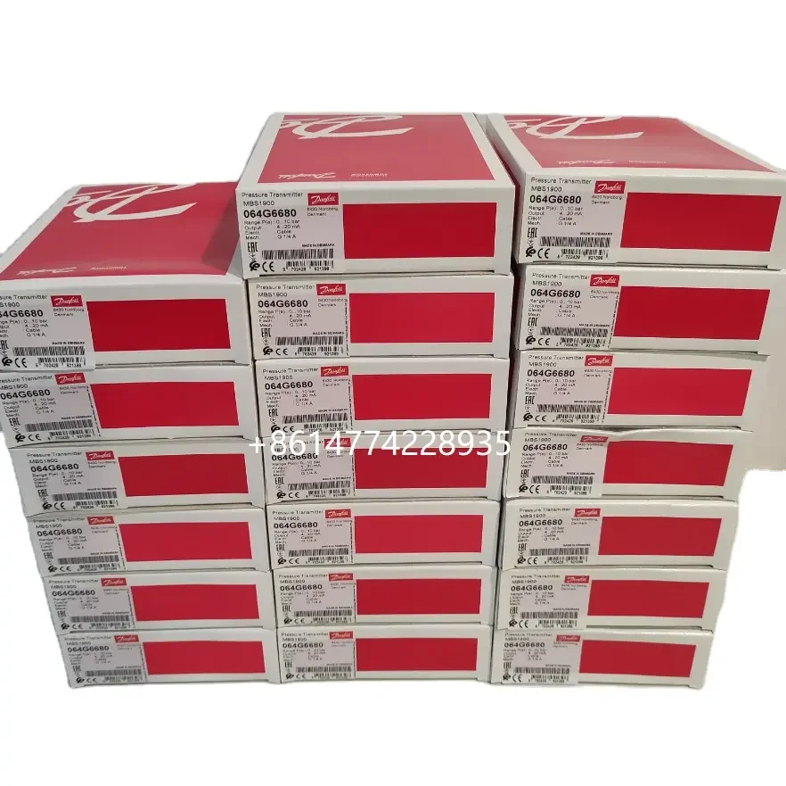 100% 064G6680 pressure transmitters danfoss original in stock 0-10 bar 4- 20mA