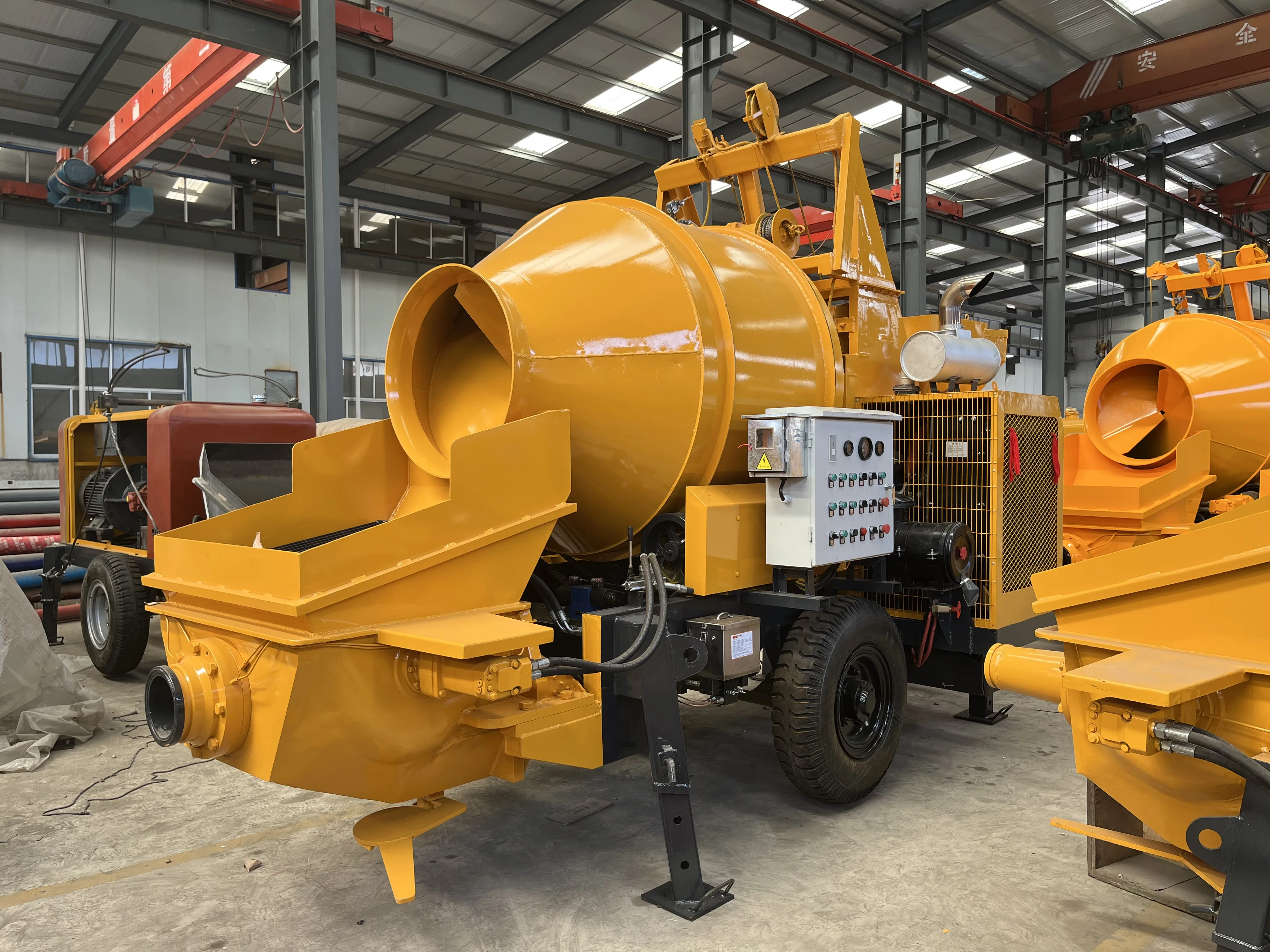 Hot Selling Concrete Machine Construction Machine Concrete Mixer and Pumping Machine Integrated 40m3/h Concrete Mixer With Pump
