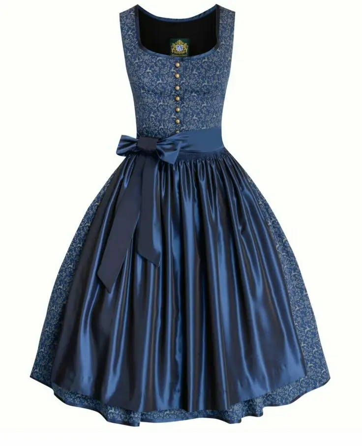 Женское платье Tracht & Lenderhorn Dirndl универсальное вневременное альпийское соответствует современной элегантности культурный парадный костюм
