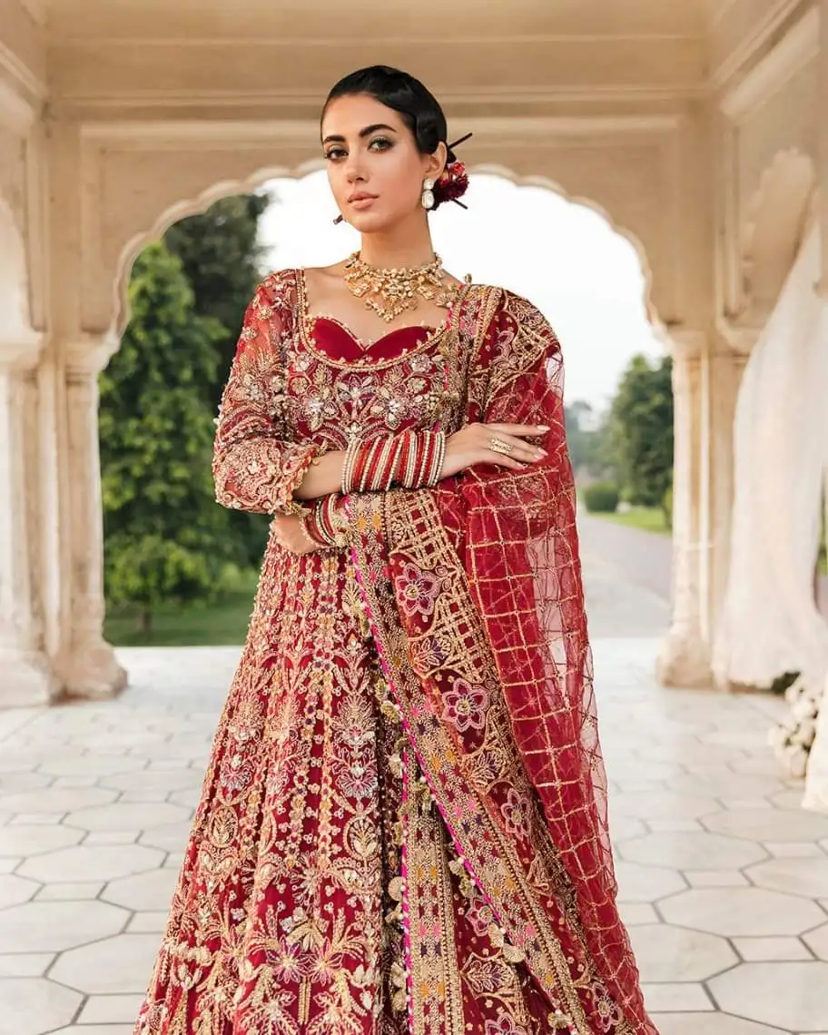 Bridal Beautiful Traditional shalwar kameez shirt new fancy dress for EID and WEDDING Women new style by WS INTERNATIONAL