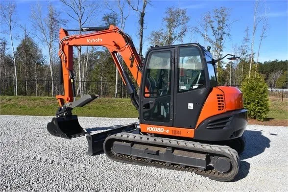 Good Condition Second Hand Machinery 2015 Hydraulic Compact Kubota Excavators KX080-4 For Sale