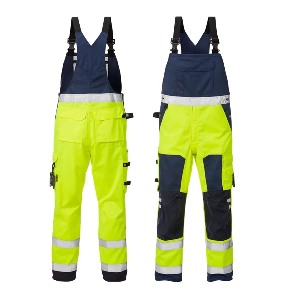 100% Cotton Coverall 240gsm FR+Anti Static Fabrics Reflective Tape Flame Fire Retardant Clothing Work Safety Coveralls