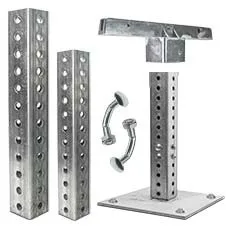 Waterproof Galvanized Powder Coated OEM Galvanized U Channel Sign Post Fence Post Steel Post Street Square Traffic ODM Coloful