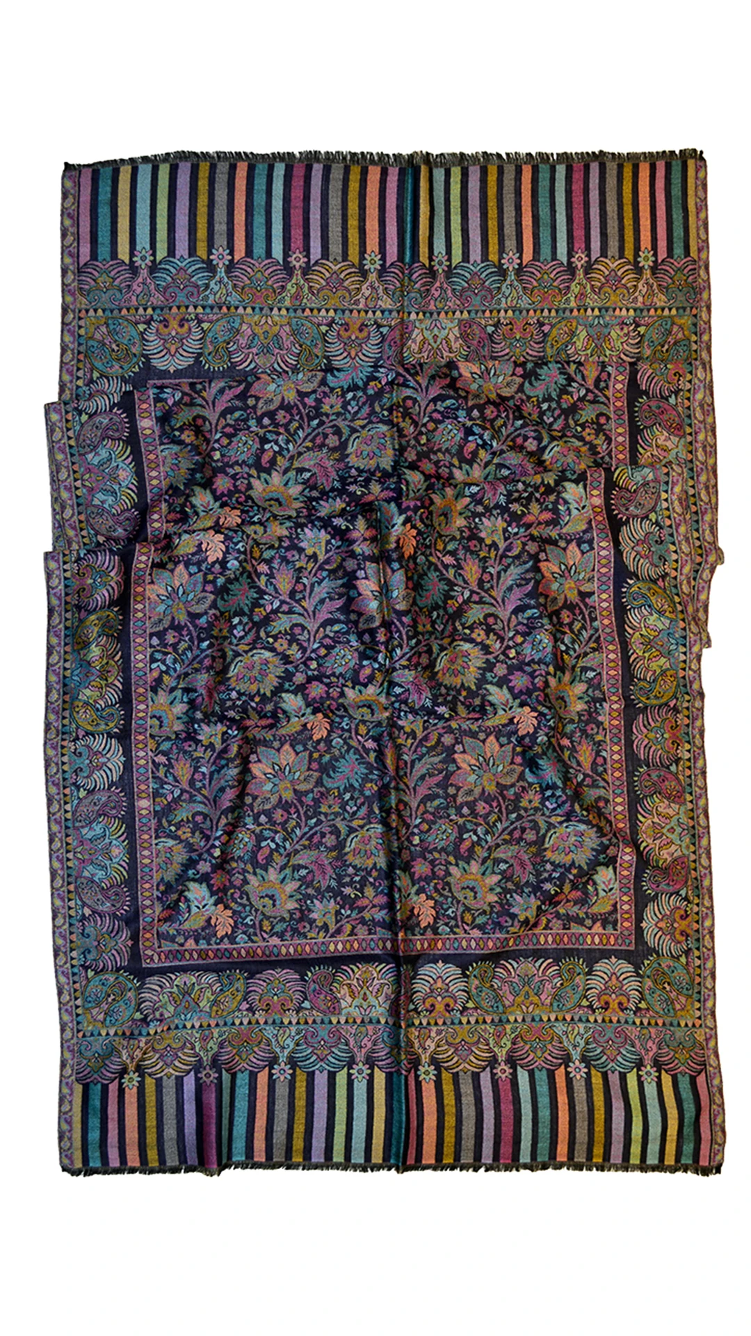 Traditional Wool Kani Jamavar Woven Pattern Shawl Scarves and Stoles Evening Ladies Winter Shawl Shawls Scarf Stoles