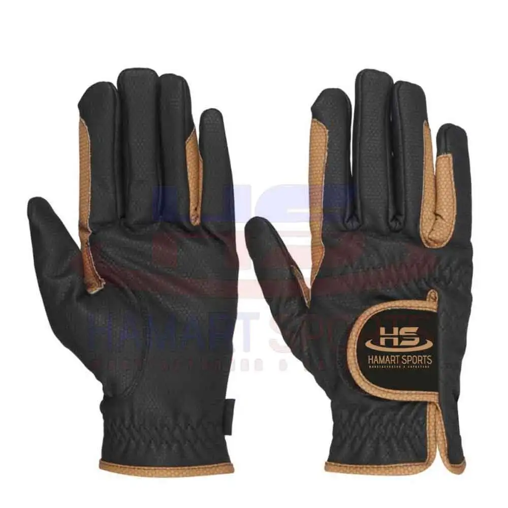 Horse Riding Gloves Hot Selling 100% Goatskin Leather Horse Riding Gloves Custom Full Finger Gloves For Sale