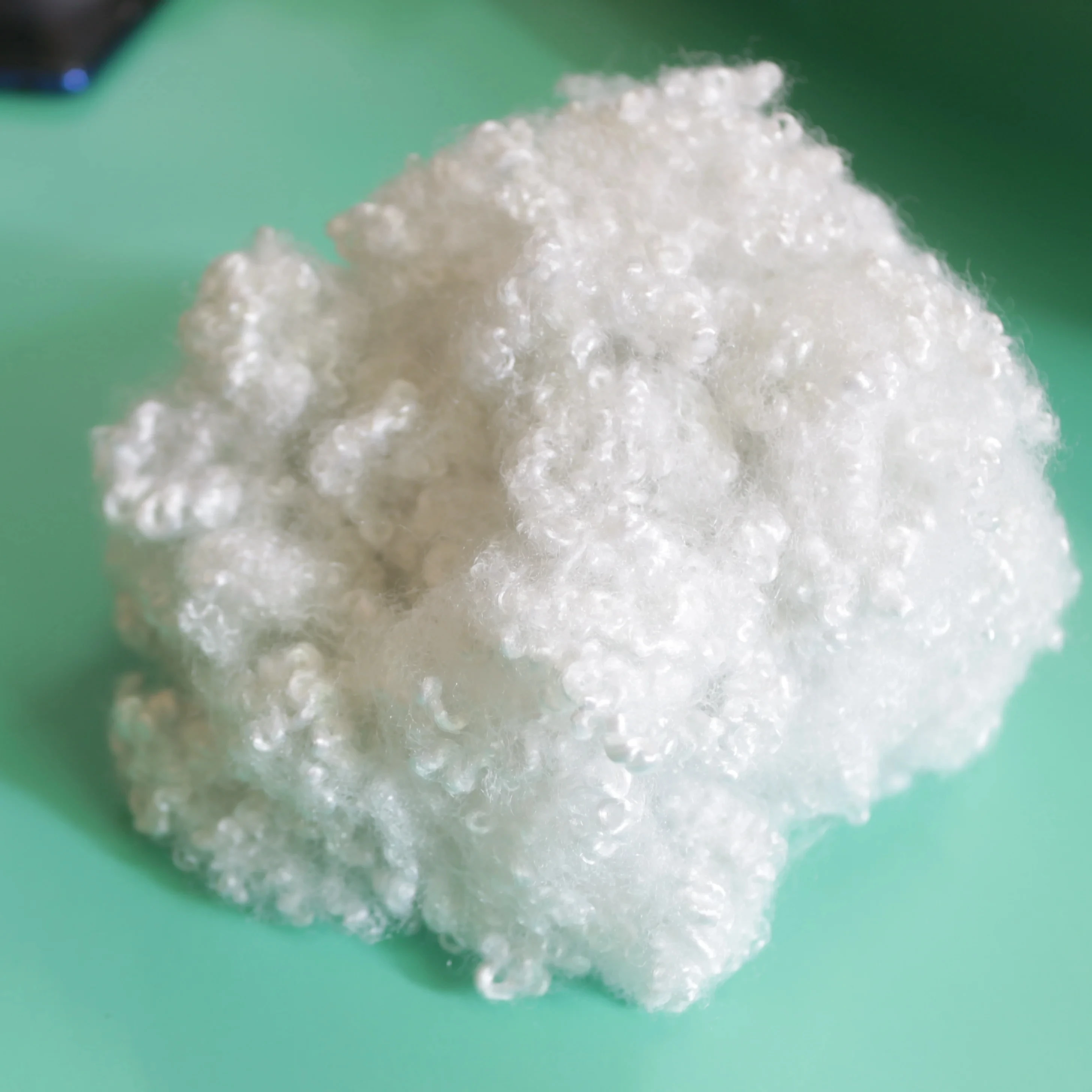 GRS Recycled Polyester Fibre 7D HCS A grade Recycled Polyester Staple Fiber of Vikohasan Fiber Manufacturer