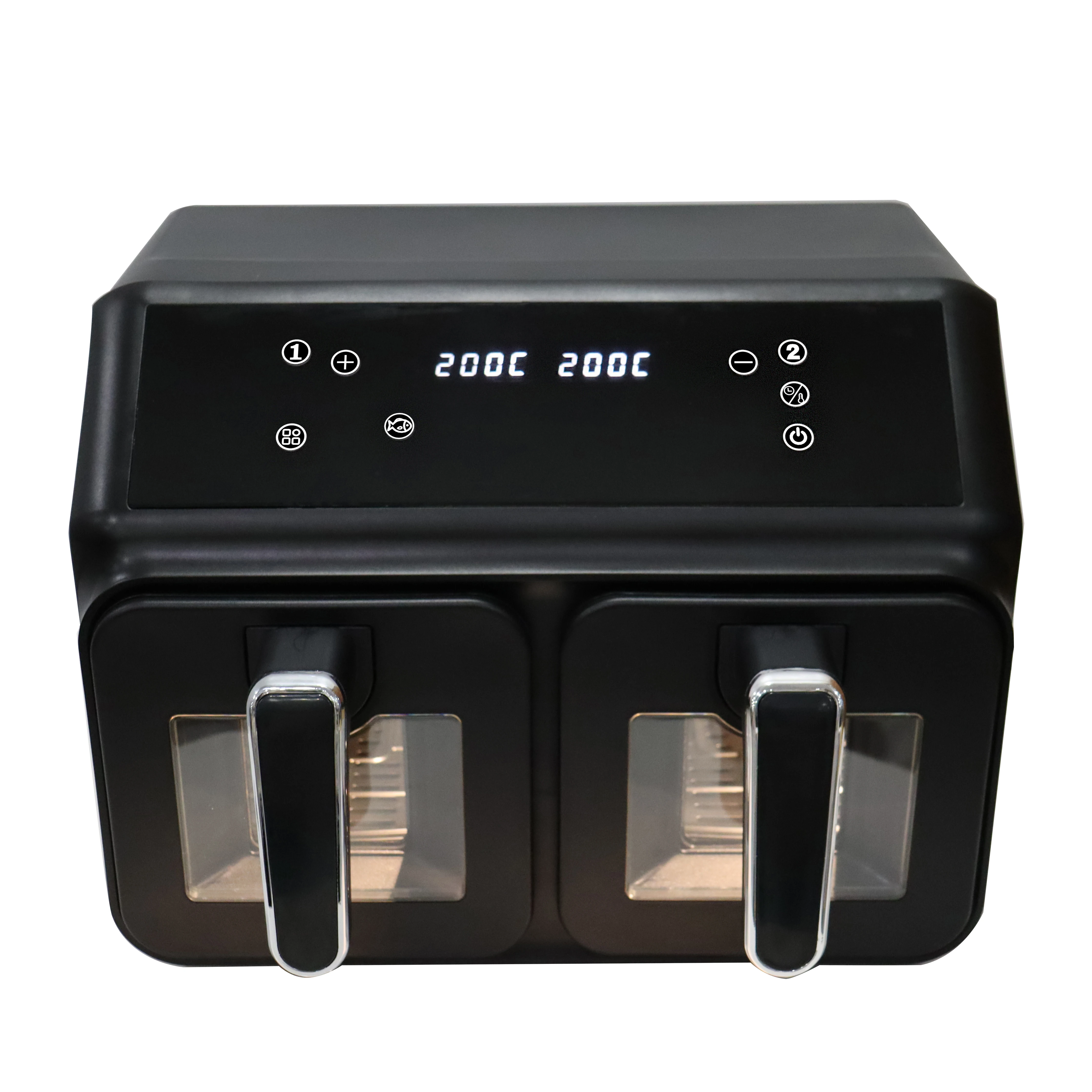 8l Dual Double Basket Electric Deep Air Fryer With Two Cooking Zones 2 Basket Air Fryer Electric 2023 New Modern