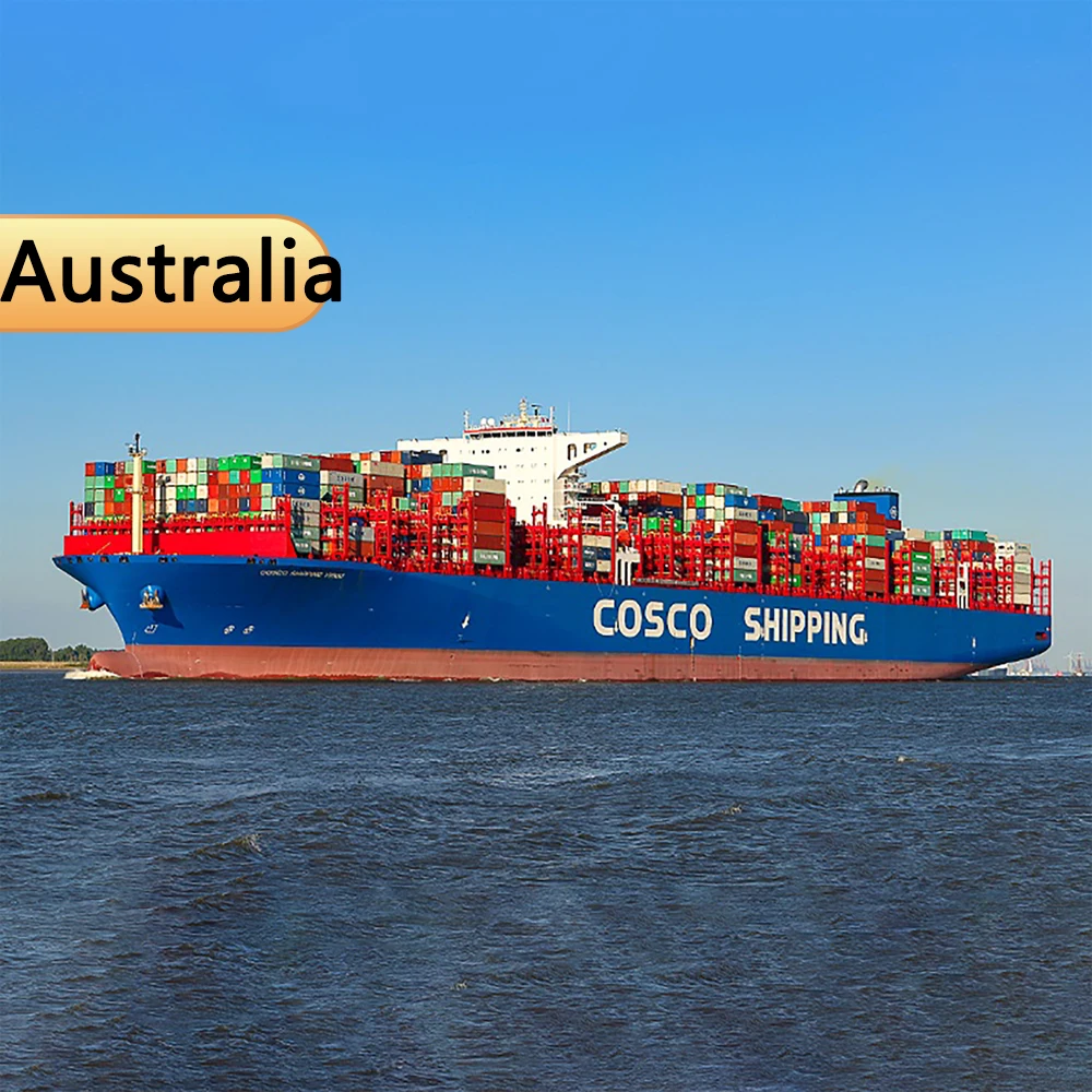 shanghai china shipping to australia 40ft container sea freight shipping