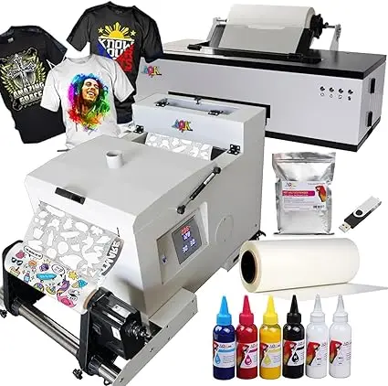 A3plus 13inch DTF Printer/Roll Feeder plus AUTO Powder Shaker Dryer - Direct-to-Film DTF Printers for Heat Transfer