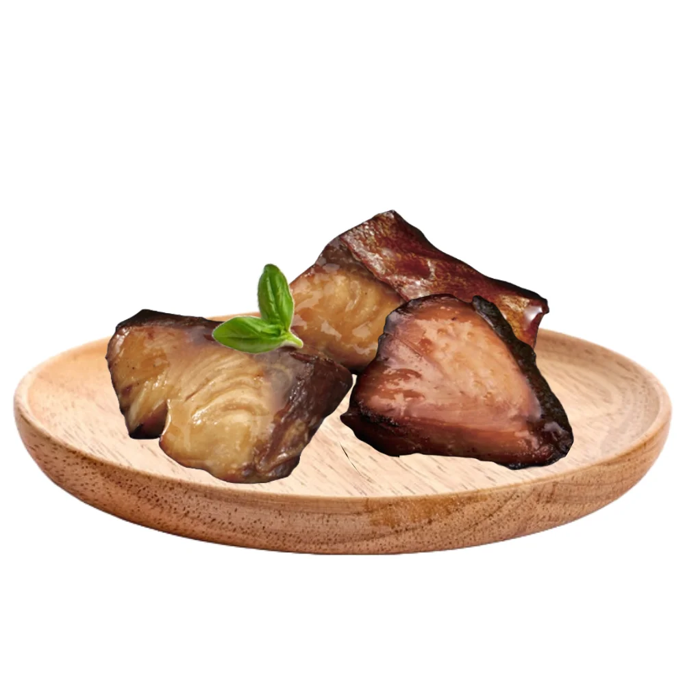 ISO OEM Instant food Frozen ROASTED YELLOWTAIL SEASONED WITH SWEET SOY SAUCE Vacuum pack 225g Vietnam factory Bento topping