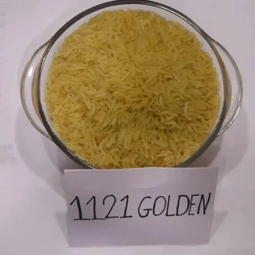 Direct Factory Supply Long Grain Golden Sella Basmati Rice 1121 Basmati Rice for Making Biryani and Pulao use