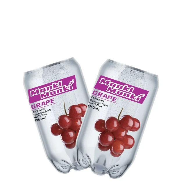 Hot Selling Online Beverage Monki Monki Fruity Soft Drink Carton Halal Certification Carbonated Soft Drink Asian Manufacturer