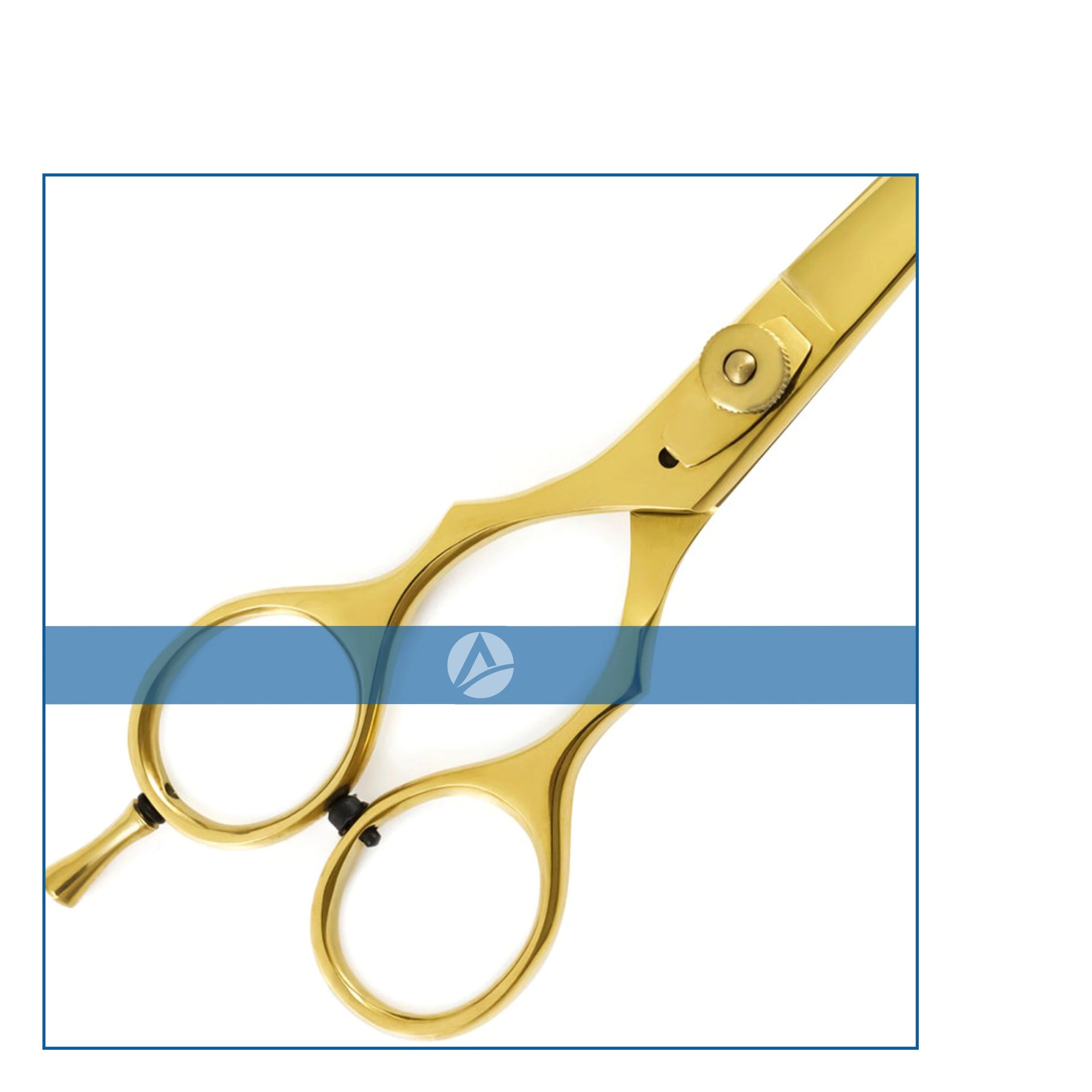 Wholesale Barber Hair Cutting Scissor Extra Sharpness Convex Blade Plus Detachable Rubber Handle Stainless Steel Hair Scissors