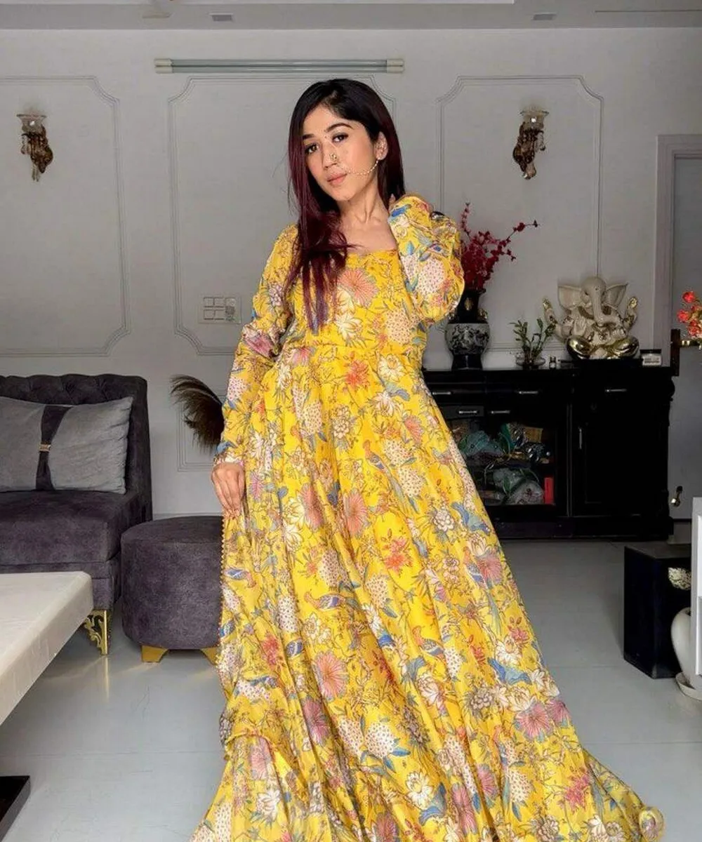 lady elegant latest Indian designer casual formal daily office wear girls printed dress wholesale price ready made Women dress