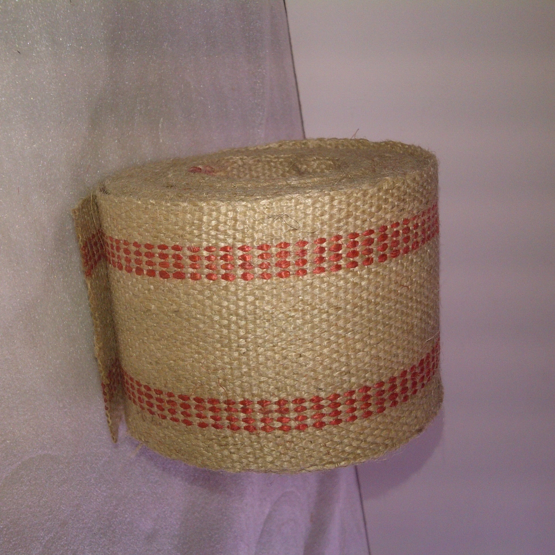 High Quality Jute Webbing Tape 100% Natural jute burlap fabrics jute burlap roll From Bangladesh
