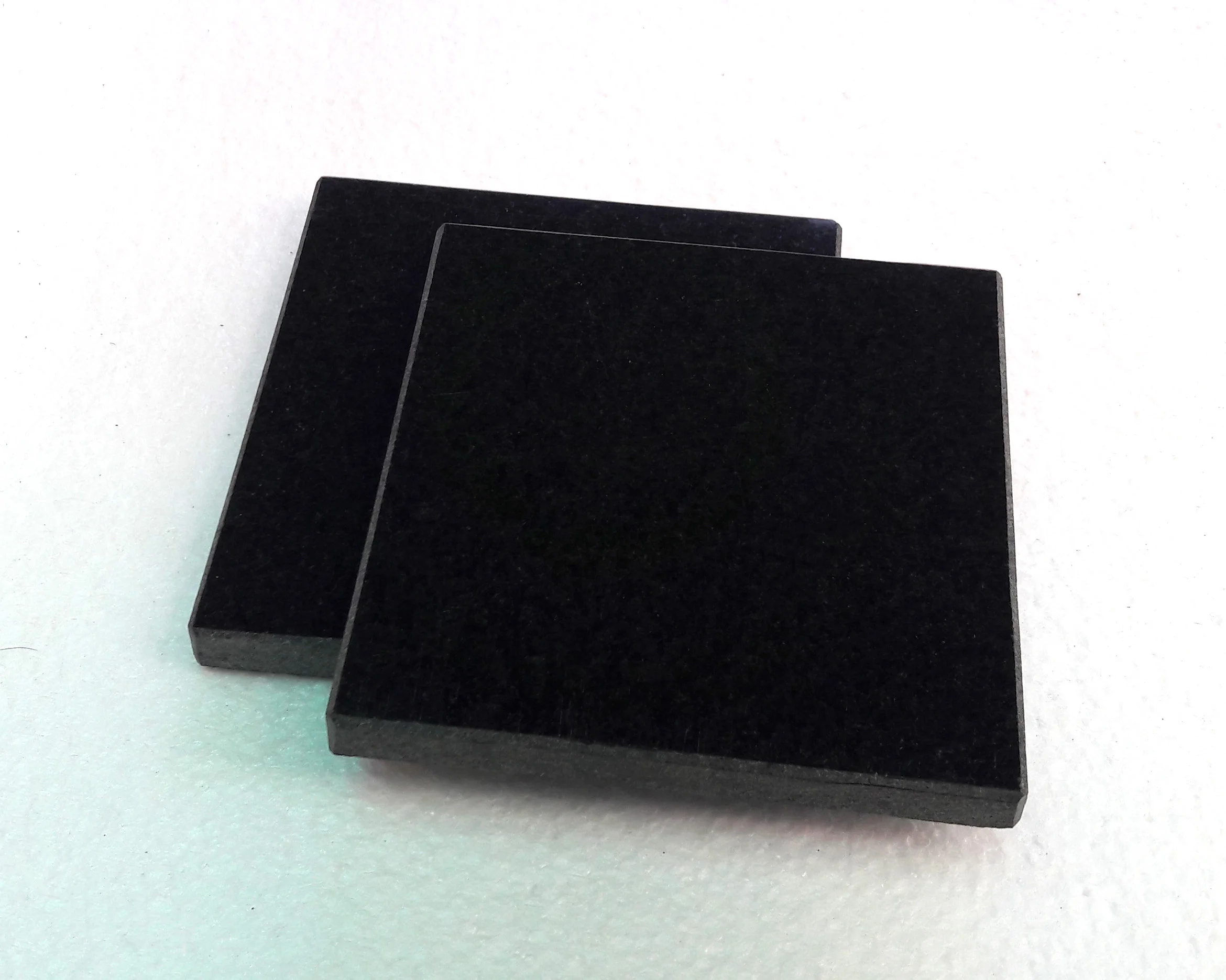 Natural Stone Slate Coaster with rough shaded edges chipped edges Coaster Set Black Color Round Shaped Premium Stone Rough