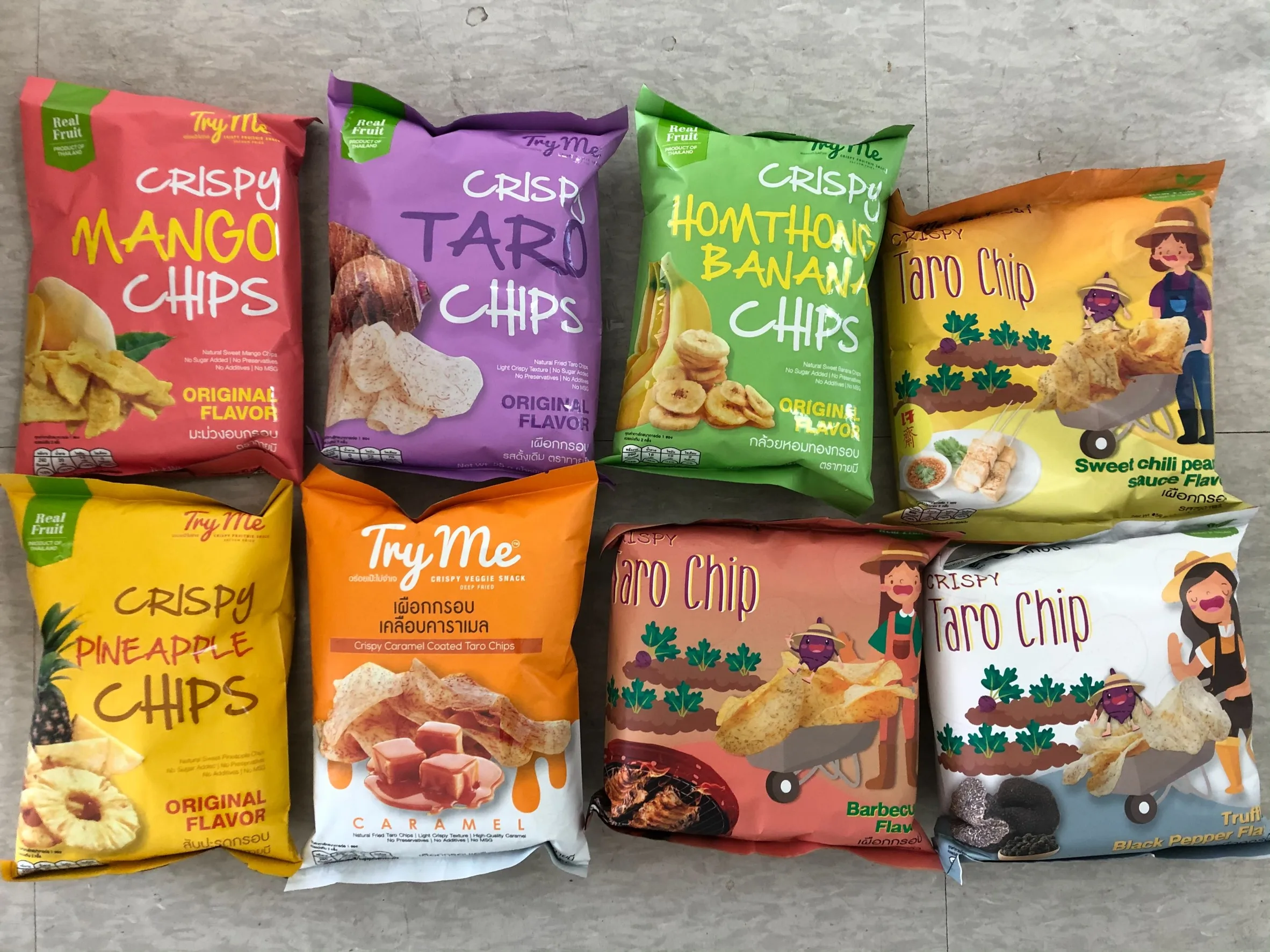 fruit vegetable snacks - mango chips