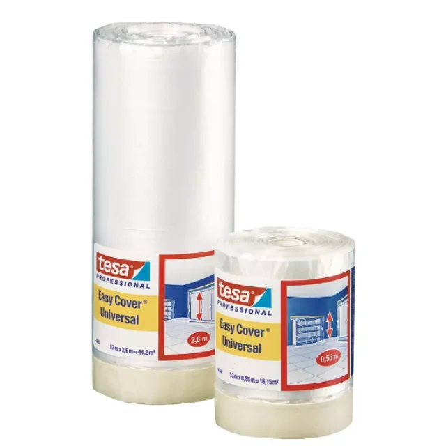 Best Selling tesa Professional 4368 2-in-1 easy cover Masking film with surface protection tape 33 whosale
