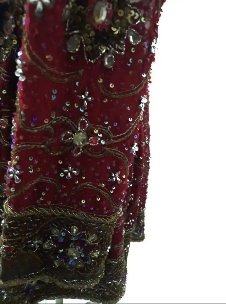 Graceful  Embroidered Old Boho Kimono Filled With Heavy Embroidery A Long Unique Dress For Her