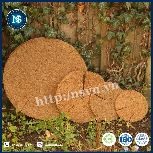 Wholesale from Vietnam Coir tapes  coir mat Pet Warm Keeping Coir Fiber  Non-slip Door Pot Pad Roll Coconut Doormat eco friendly