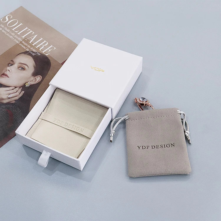 Custom Jewellery Packaging Jewelry Boxes with Pouch Packaging