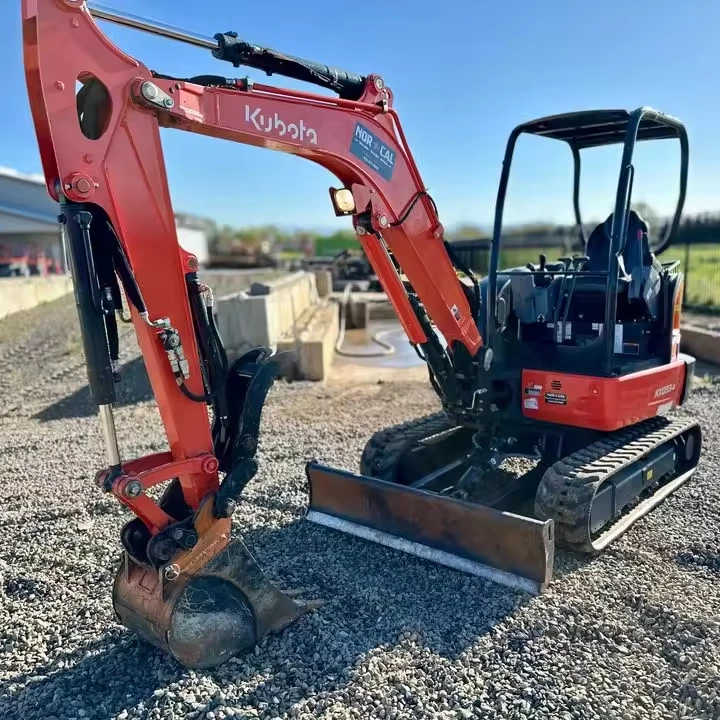 KX033-4 мини-экскаватор Kubota дизельный двигатель