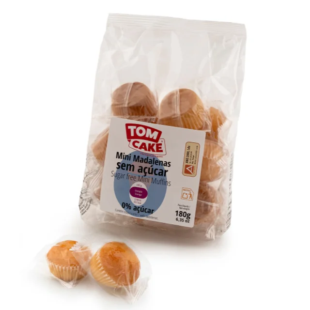 Delicious TOM CAKE Sugar-Free Mini Madeleines