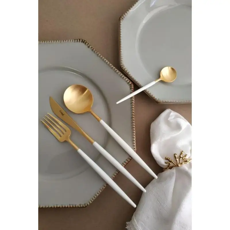 Victorian style decorative metal cutlery for home collections golden polished finished to get at best sale rate