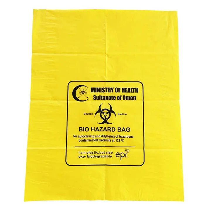 Red and Yellow Biohazard Waste Garbage Bags and Biohazard Plastic Bags and Clinical Bag Vietnam Supplier