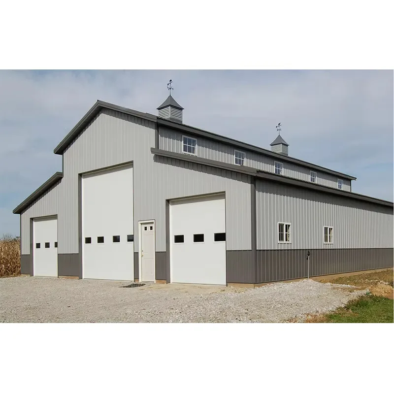 cheap prefabricated workshop prefab steel structure farm storage warehouse metal building kits