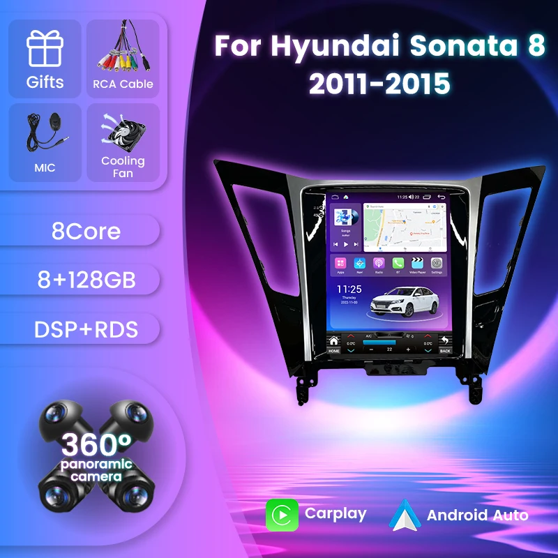 NaviFly NF новейший Android IPS сенсорный экран 4g lte Wi-Fi 1280*480 для Hyundai Sonata 8 2011-2015 с автомобилем auto