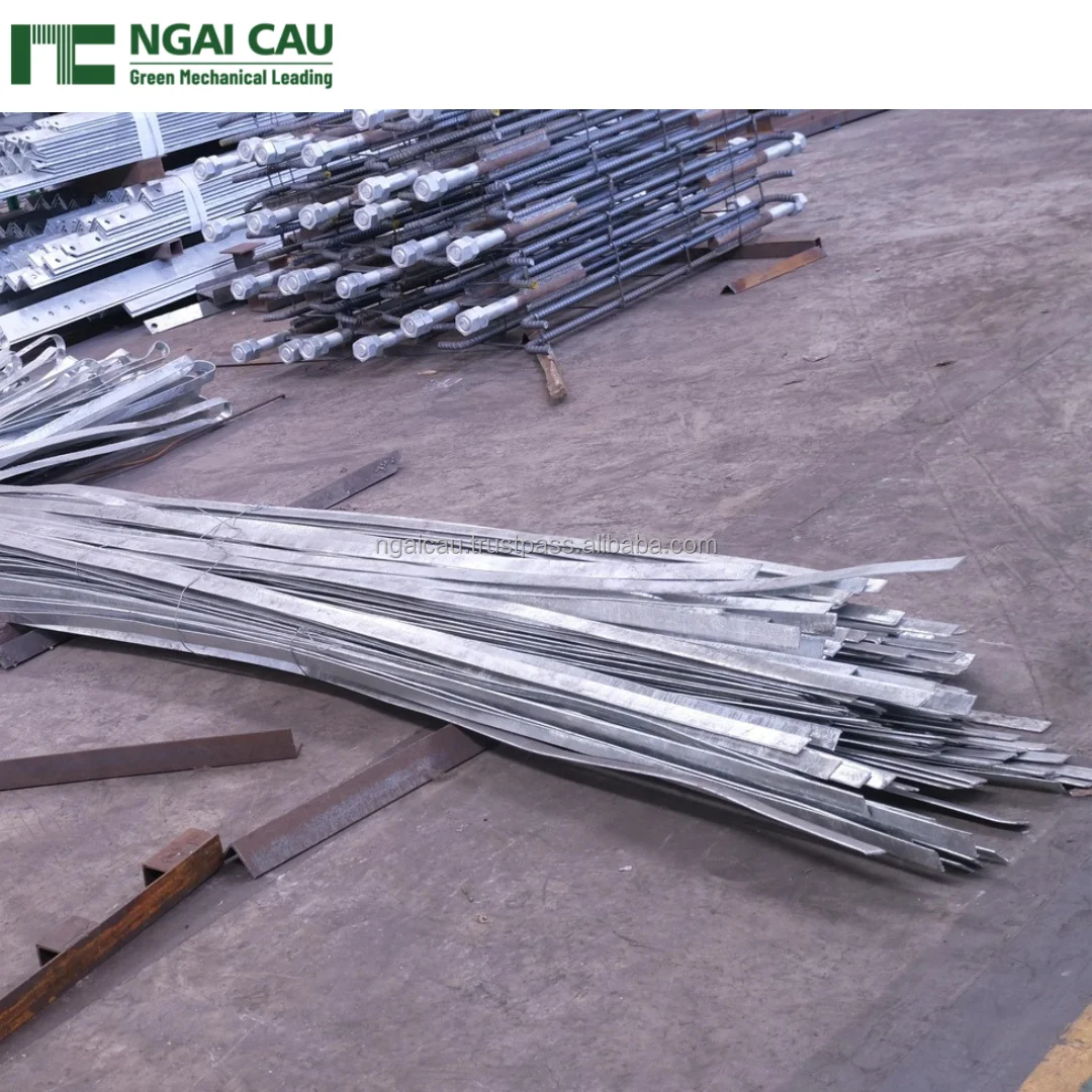 Hot Dip Galvanizing Galvanized Protection Earthing Rod lightning protection rod
