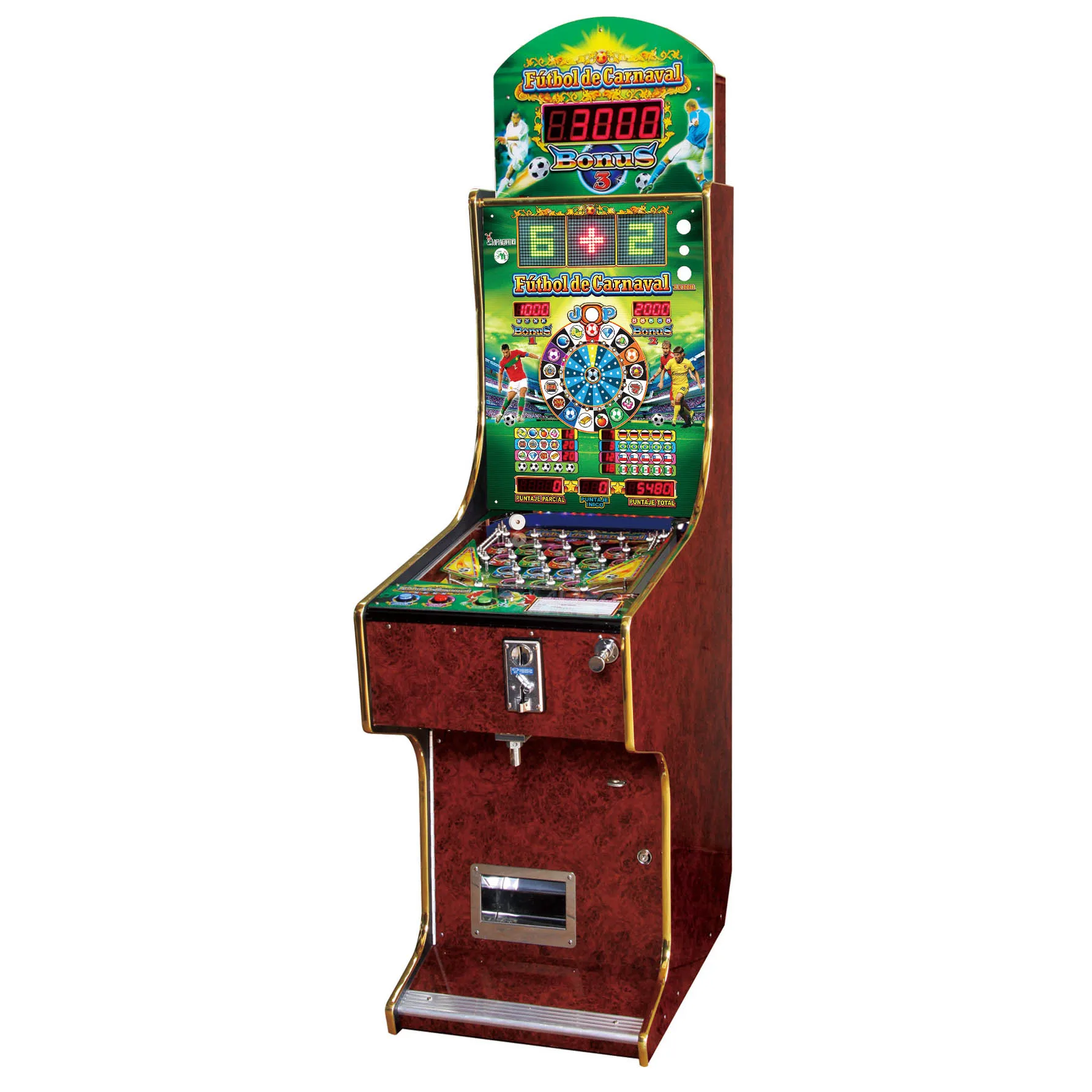 FP-02B 6.7.8 balls pinball with LED dial Game machine for arcade machine Made in Taiwan FengYiFu