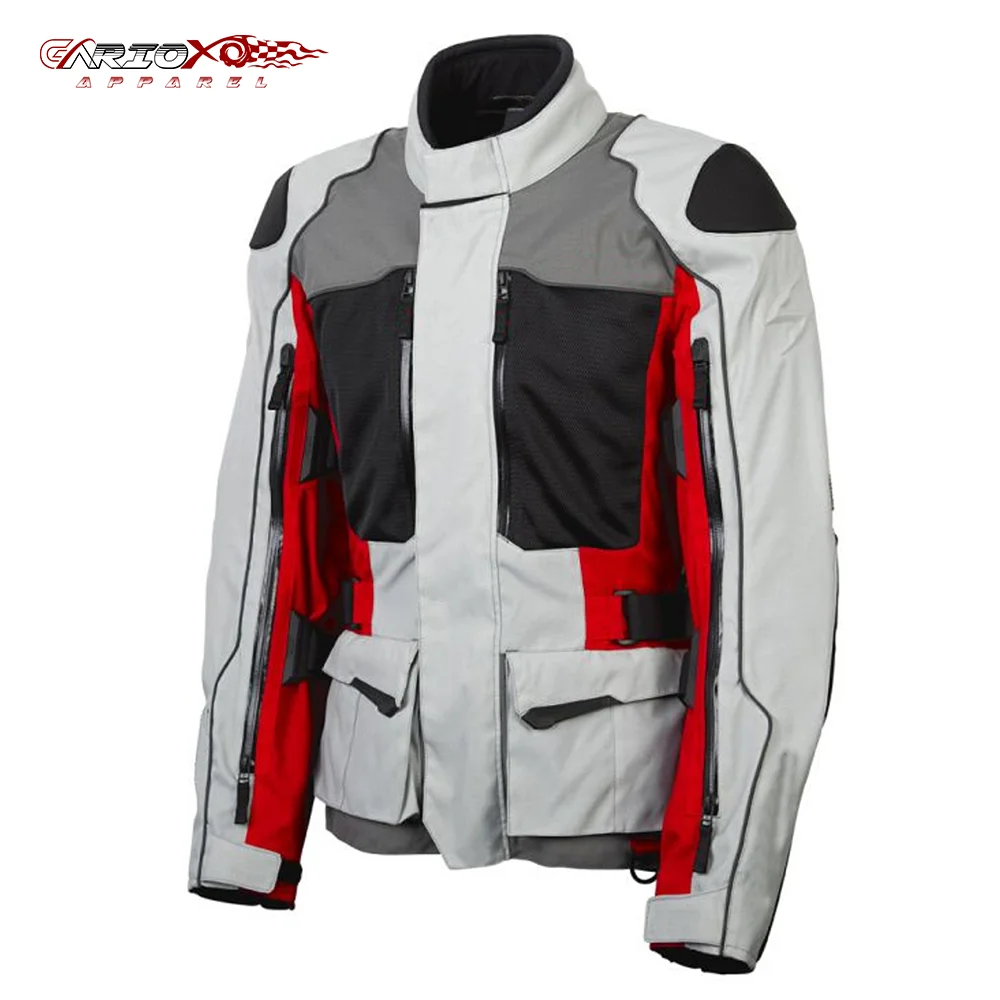 Motorcycle Jacket Included Shoulder Elbow Spine Protectors Sports Bike Gear for Serious Riders in All Weather Conditions