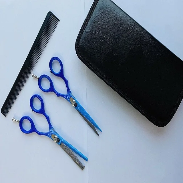 Creating Futuristic Design and Developing Unmatched New Barber Hair Cutting Thinning Scissors Set Hairdressing Salon Sharp Blade