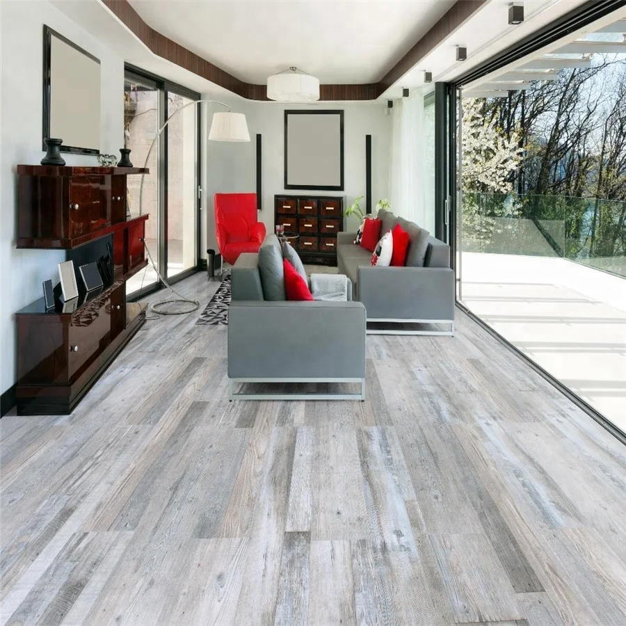 100% Waterproof Click Installation Pisos De Vinilico Lvt Lvp Vinyl Tiles SPC Flooring
