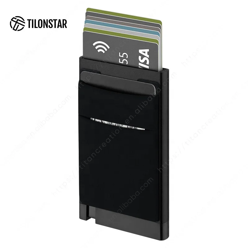 Manufacturer Supplier Good Price Credit Card Holder Slim Wallet Minimalist Wallet Pop Up Card Holder