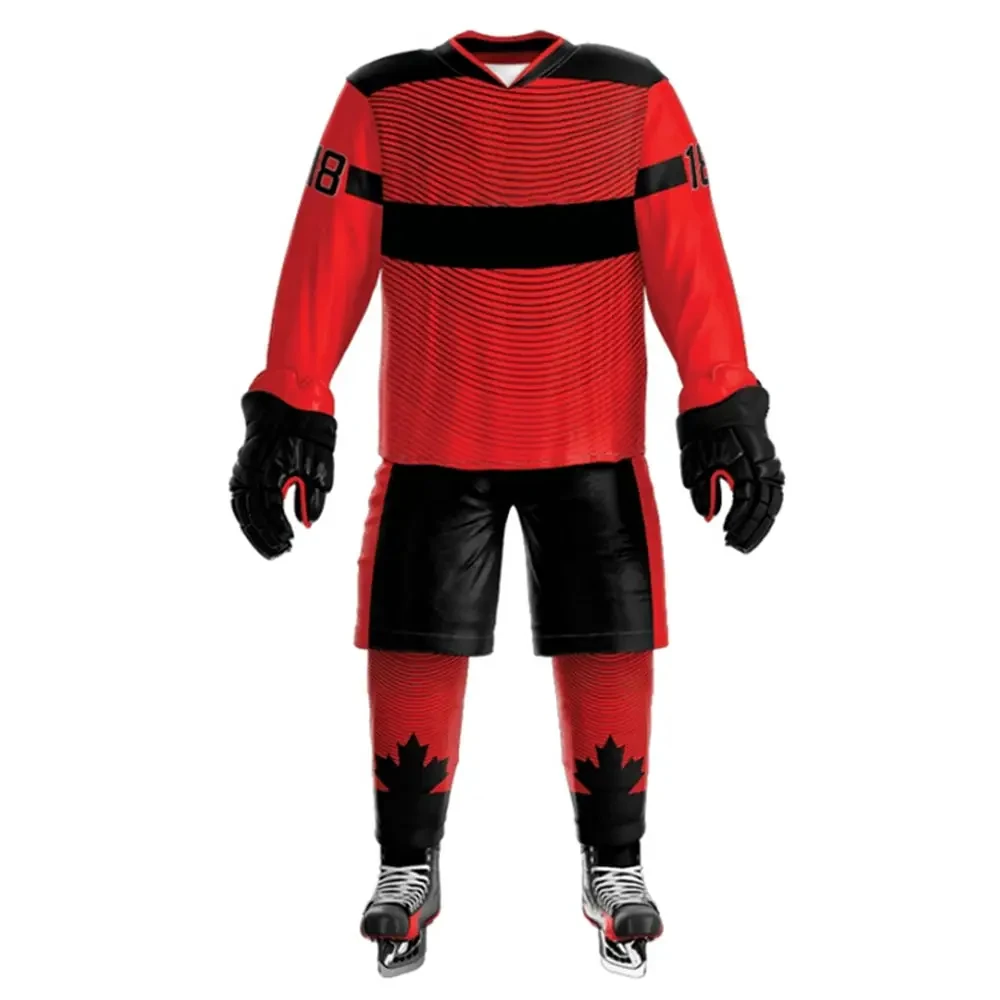 2024 Good Quality Youth Good Selling Sublimation Sport Team Ice Hockey Uniform with custom logo Ice Hockey Uniform