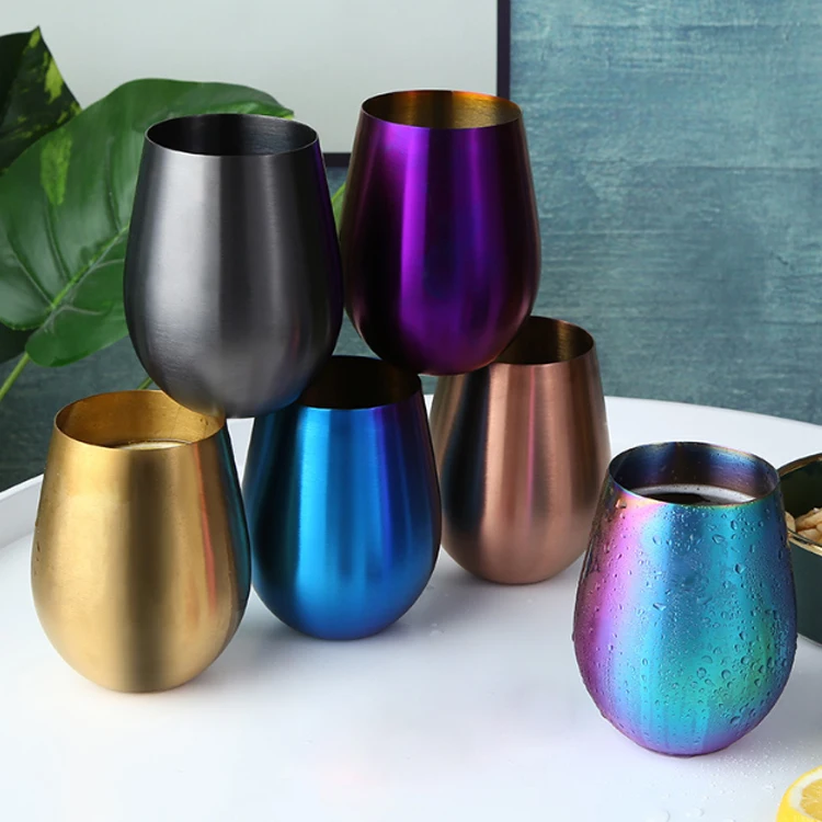 Buy 18oz Wide Mouth Stainless Steel Vacuum Travel Coffee Mug Cups Cheapest Prices Double Wall Insulated Glitter Wine Tumbler