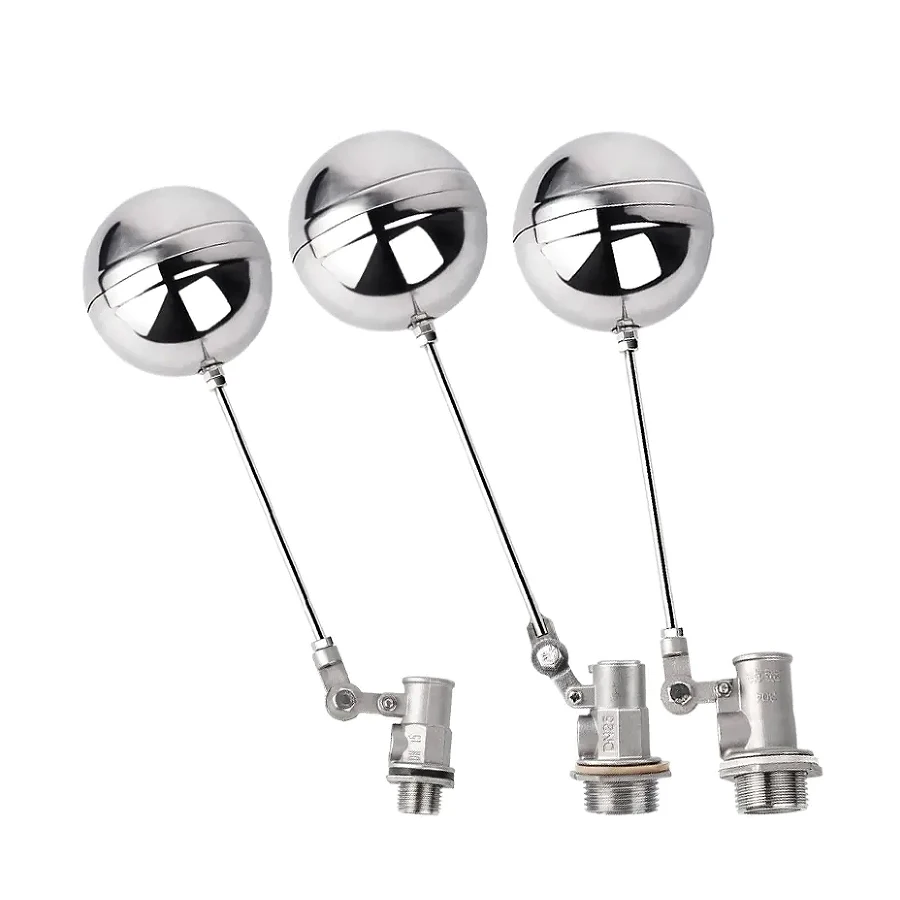 Water Tank Stainless Steel Float Ball Valve 3/4 Inch DN20 Floating Ball Valve Brass Toilet Valves for Stock Tank Pool